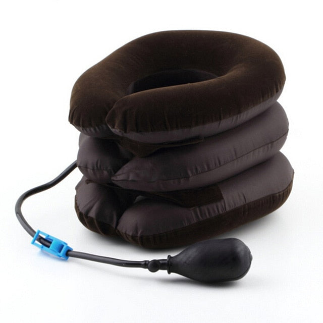Inflatable Neck Brace & Cervical Traction Device for Pain Relief