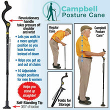 Load image into Gallery viewer, Safety Elderly Walking Stick Telescopic Canes Crutch Staff Folding Grip Hiking Walk Mens Lightweight cane hiking poles crutches