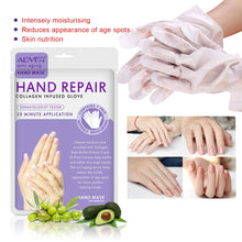 Load image into Gallery viewer, 2pcs/Pair Moisturizing Soft Hand Mask Hyaluronic Dead Skin Remover Smooth Whitening Anti-Aging Hand Care Hand Mask TSLM2